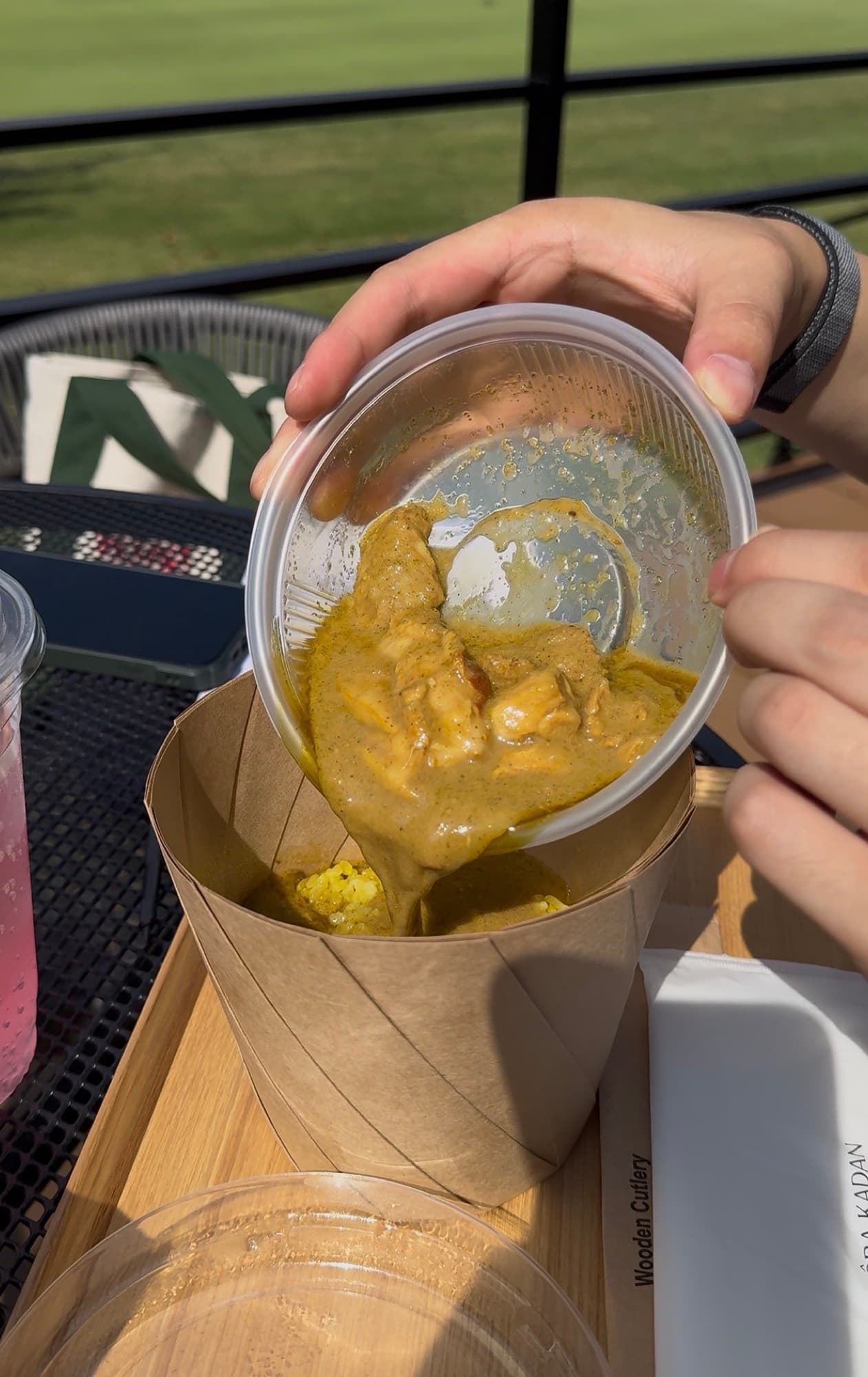 A katsu-curry cup