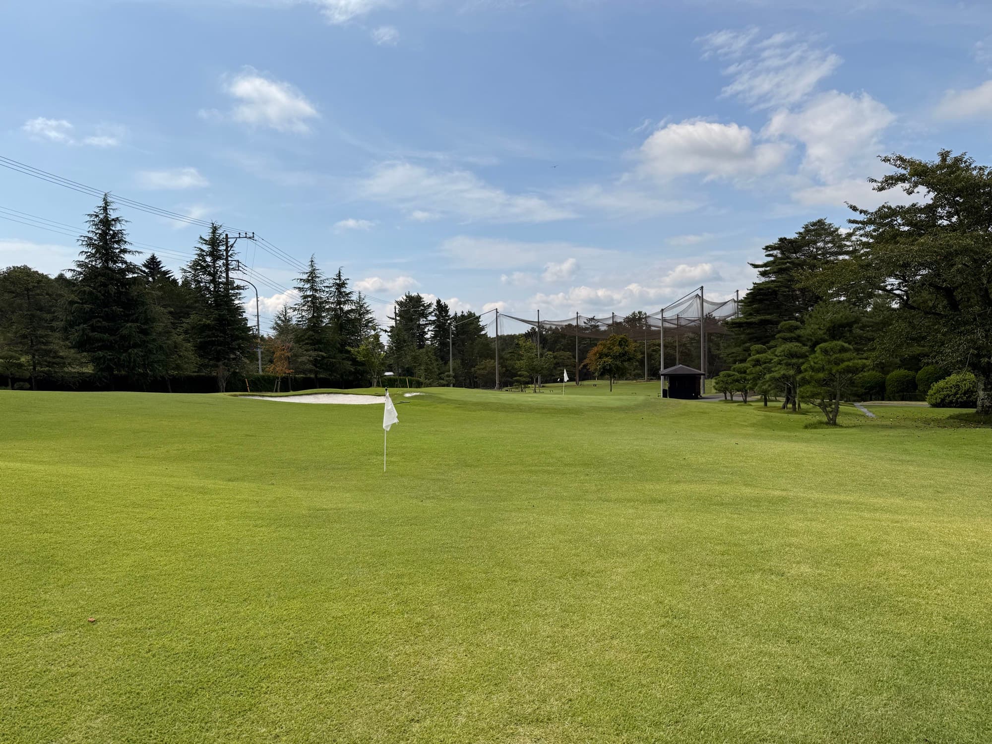 The short-game practice area
