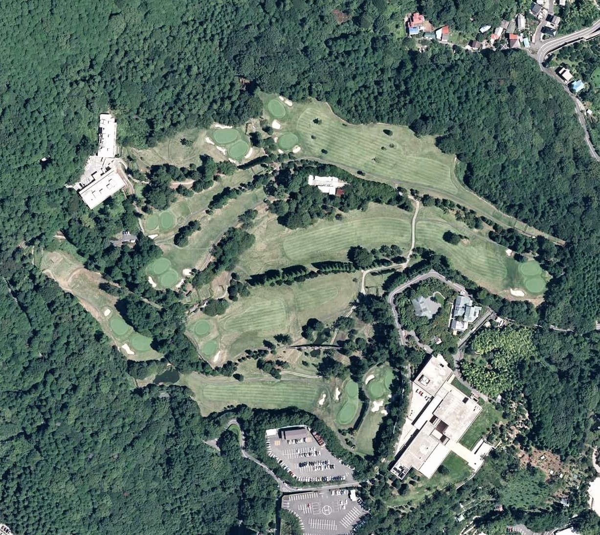 Atami Golf Club golf course, Shizuoka, Japan