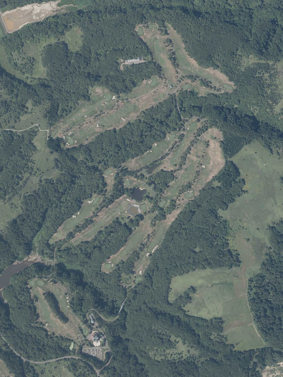 Shakespeare Country Club golf course, Ishikari, Hokkaido, Japan