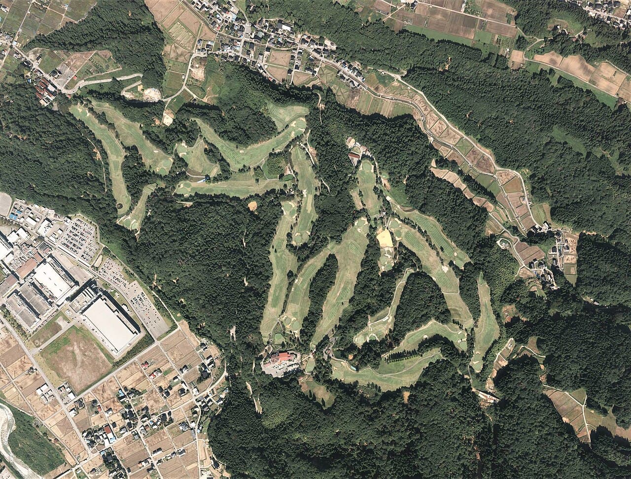 Uozu Kokusai Country Club golf course, Toyama, Japan
