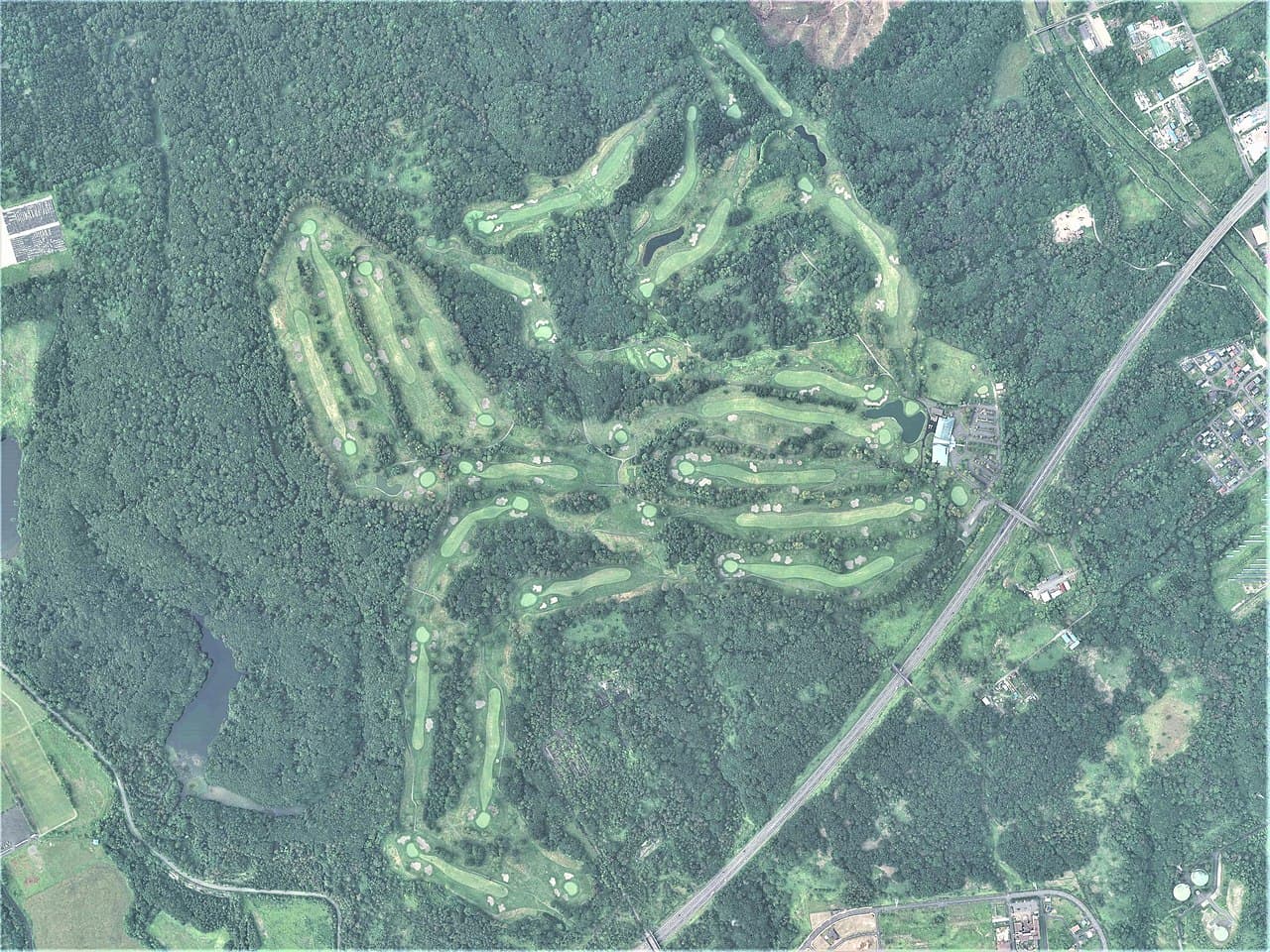 Tarumae Country Club golf course, Tomakomai, Hokkaido, Japan