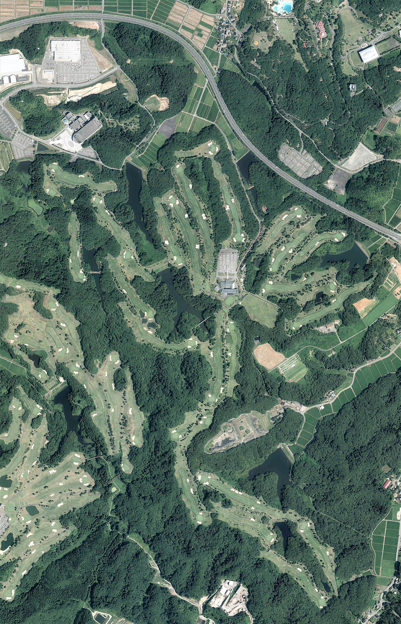 Taikoyama Country Club golf course, Toyama, Japan