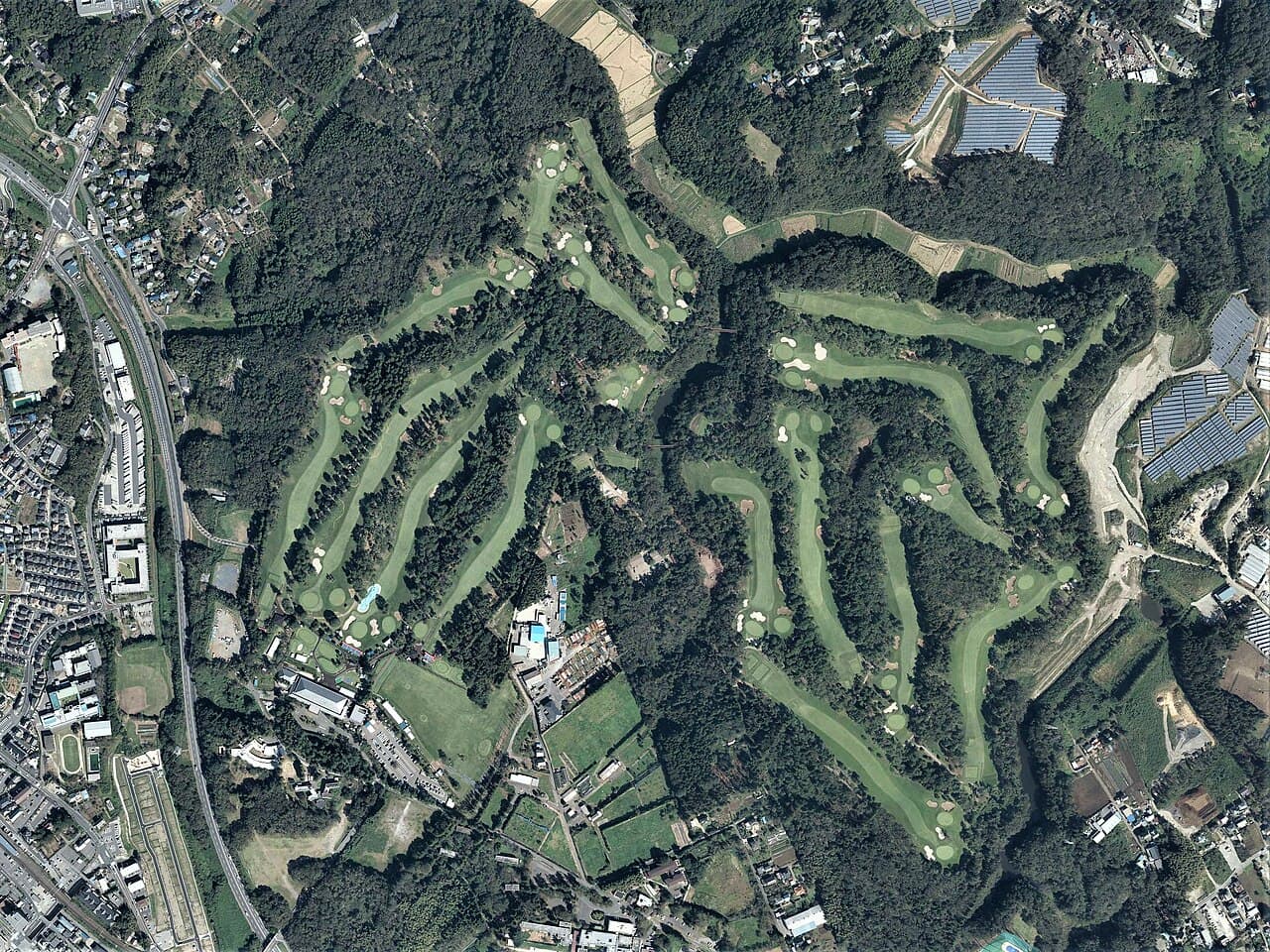 Sodegaura Country Club golf course, Chiba, Japan