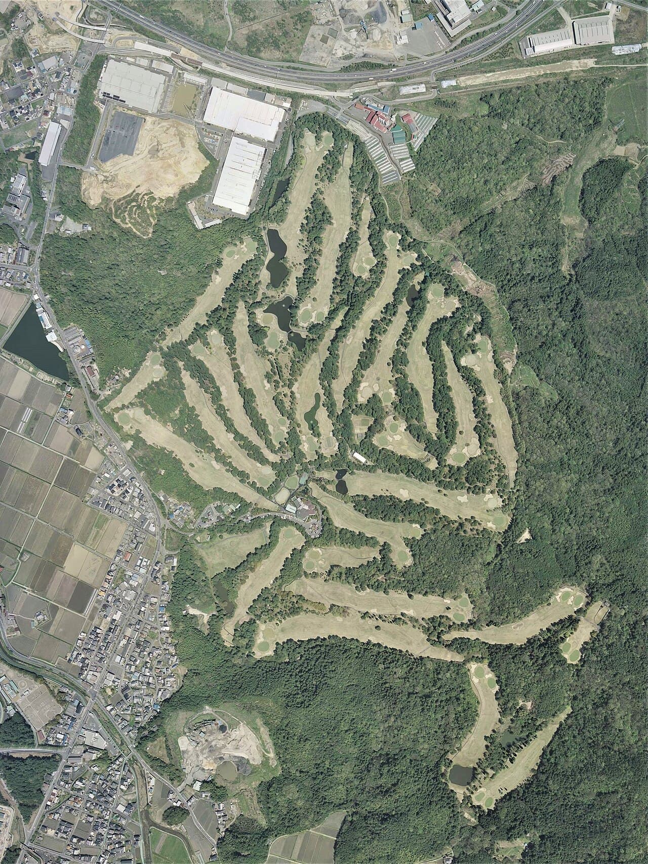 Biwako Country Club golf course, Shiga, Japan