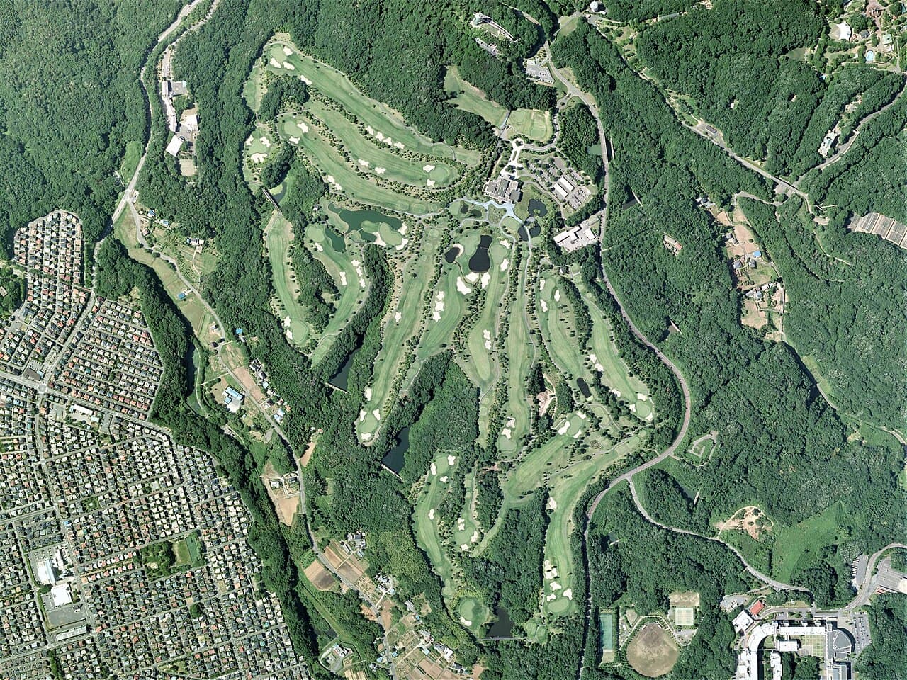 Ishizaka Golf Club golf course, Saitama, Japan