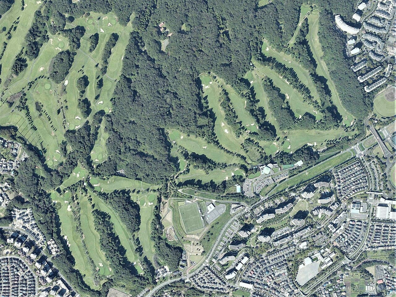 Tama Country Club golf course, Tokyo, Japan