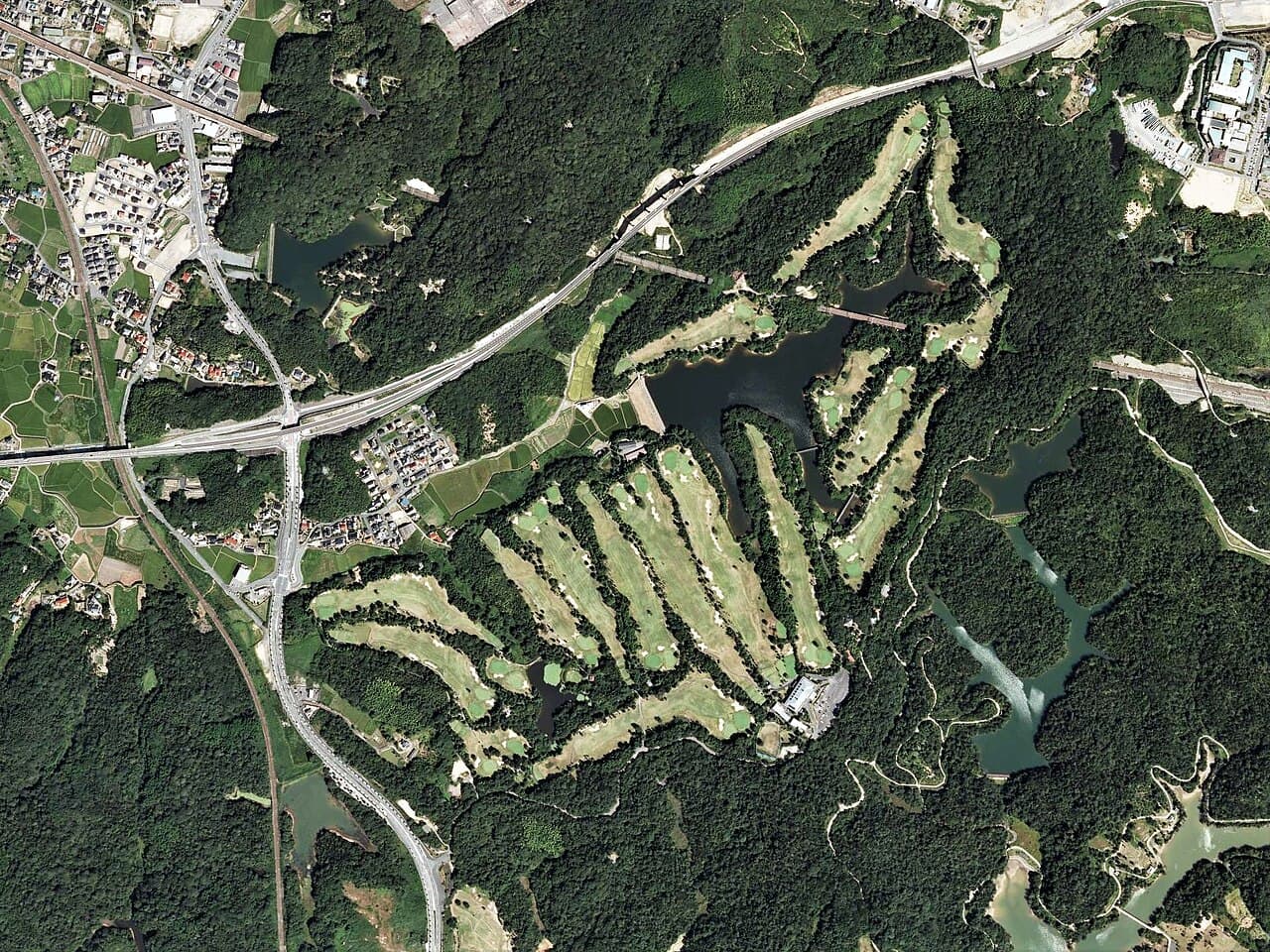 Asahi Country Club golf course, Yamaguchi, Japan