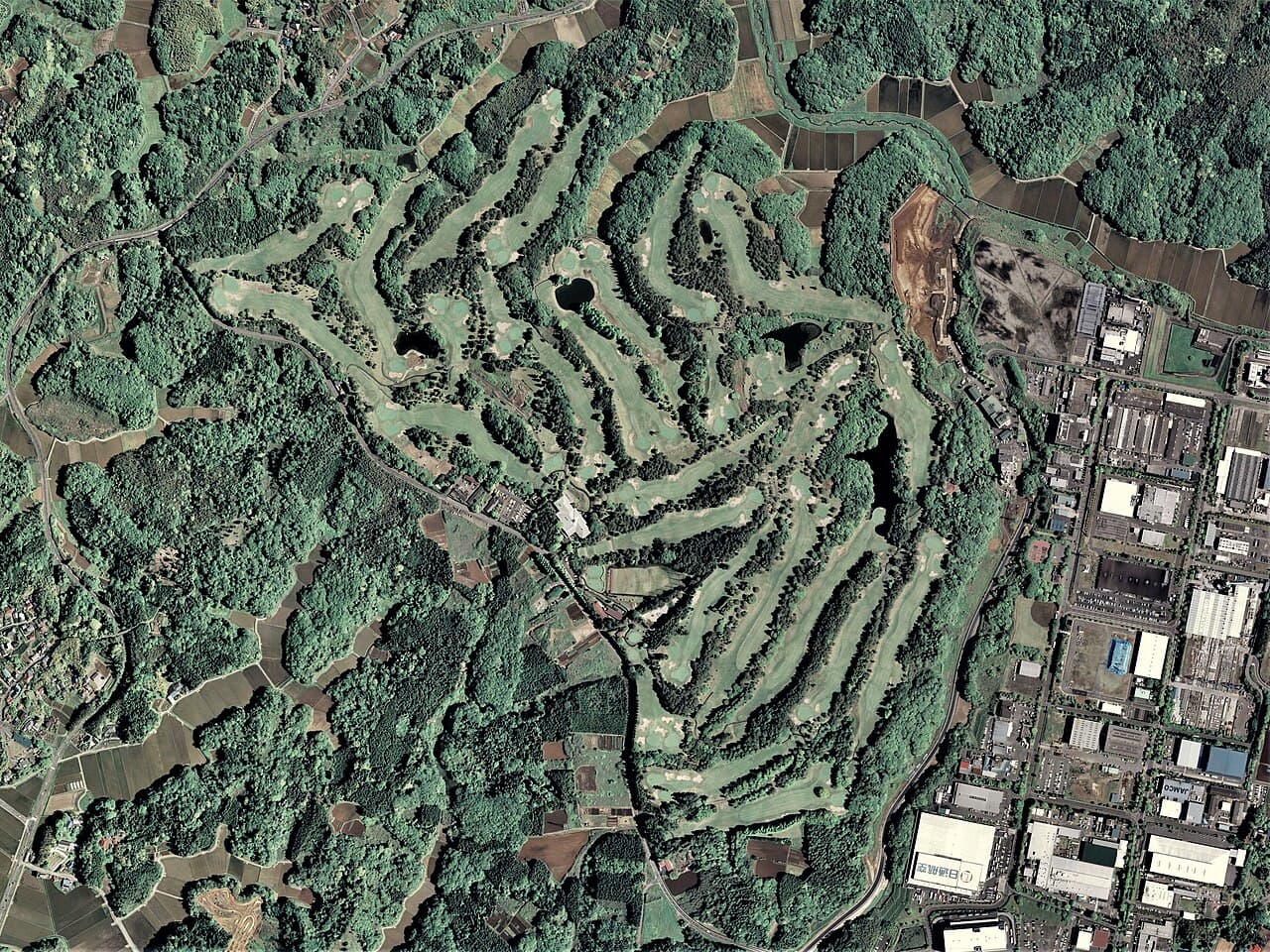 PGM Sohsei Golf Club golf course, Narita, Chiba, Japan