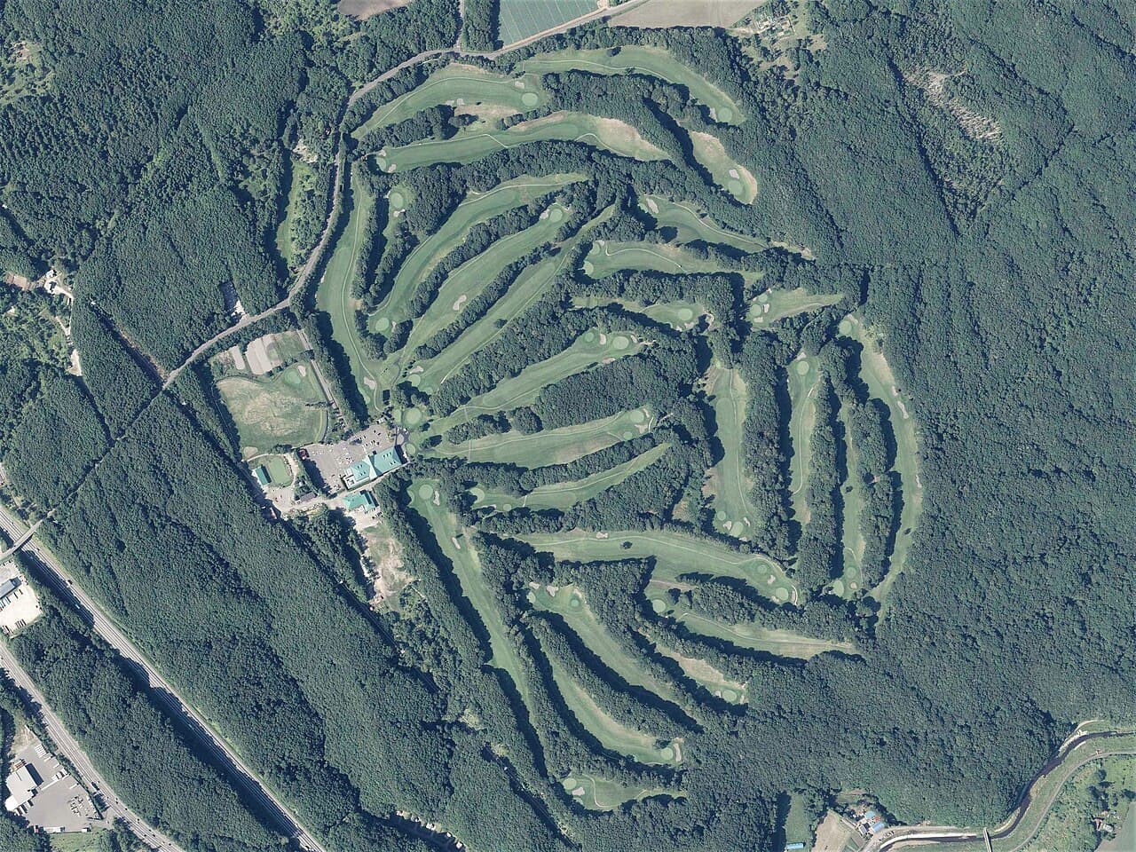 Sapporo International Country Club golf course, Kitahiroshima, Hokkaido, Japan