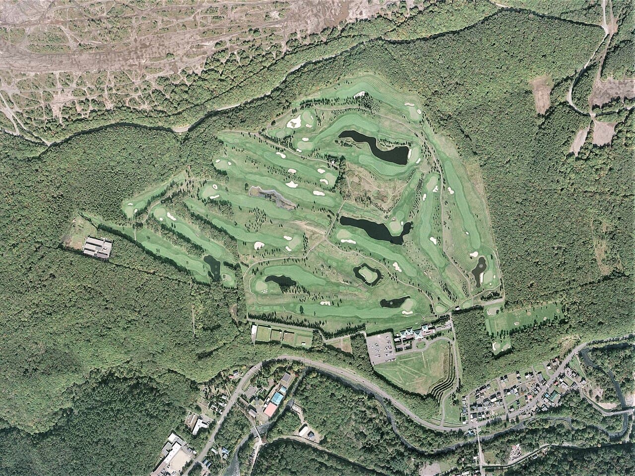 The North Country Golf Club golf course, Chitose, Hokkaido, Japan