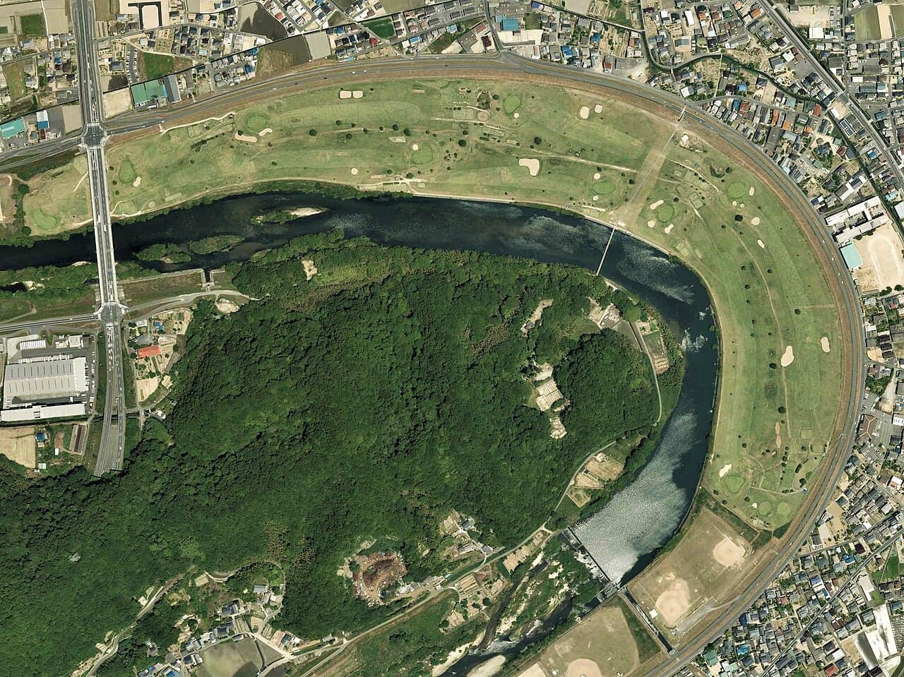 Fukuyama Golf Club golf course, Hiroshima, Japan