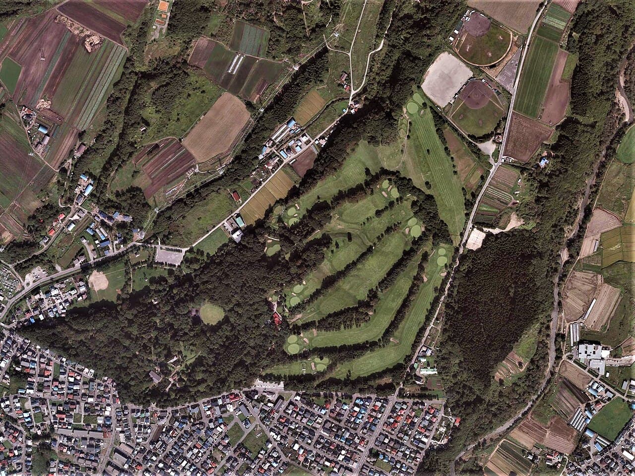 Hakodate Golf Club golf course, Hakodate, Hokkaido, Japan