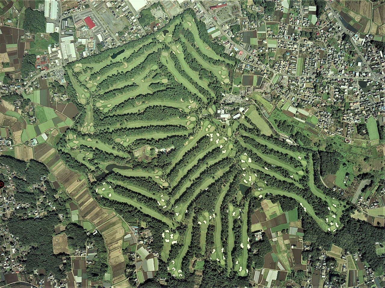 Ohtone Country Club golf course, Ibaraki, Japan