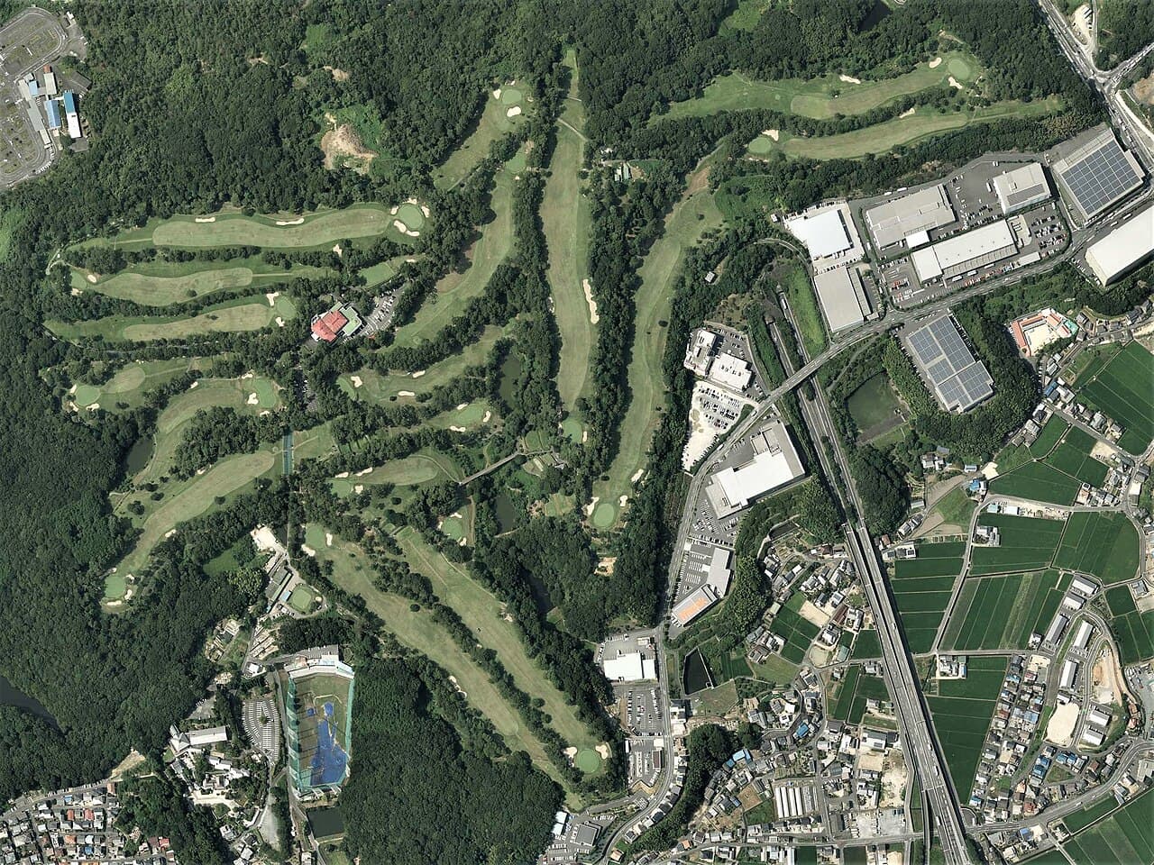 Okayama Golf Club golf course, Okayama, Japan