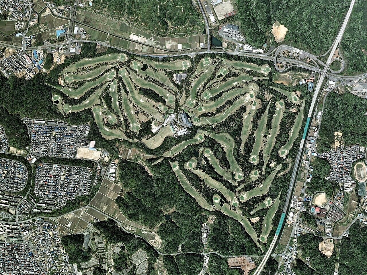Gifu Seki Country Club golf course, Gifu, Japan