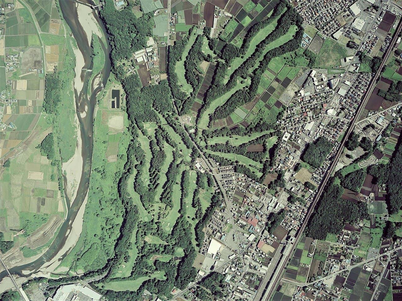 Koyama Golf Club golf course, Tochigi, Japan