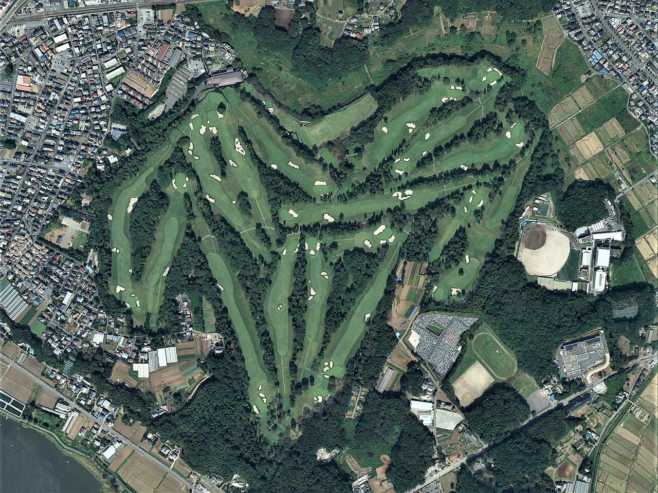 Abiko Golf Club golf course, Chiba, Japan