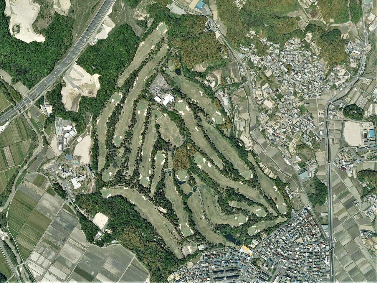 Meishi Country Club golf course, Mie, Japan