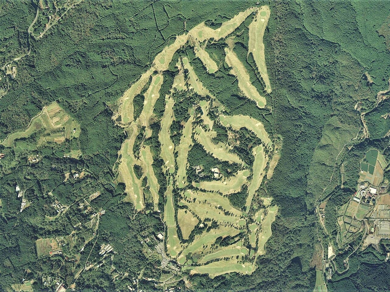 Izu Nirayama Country Club golf course, Shizuoka, Japan
