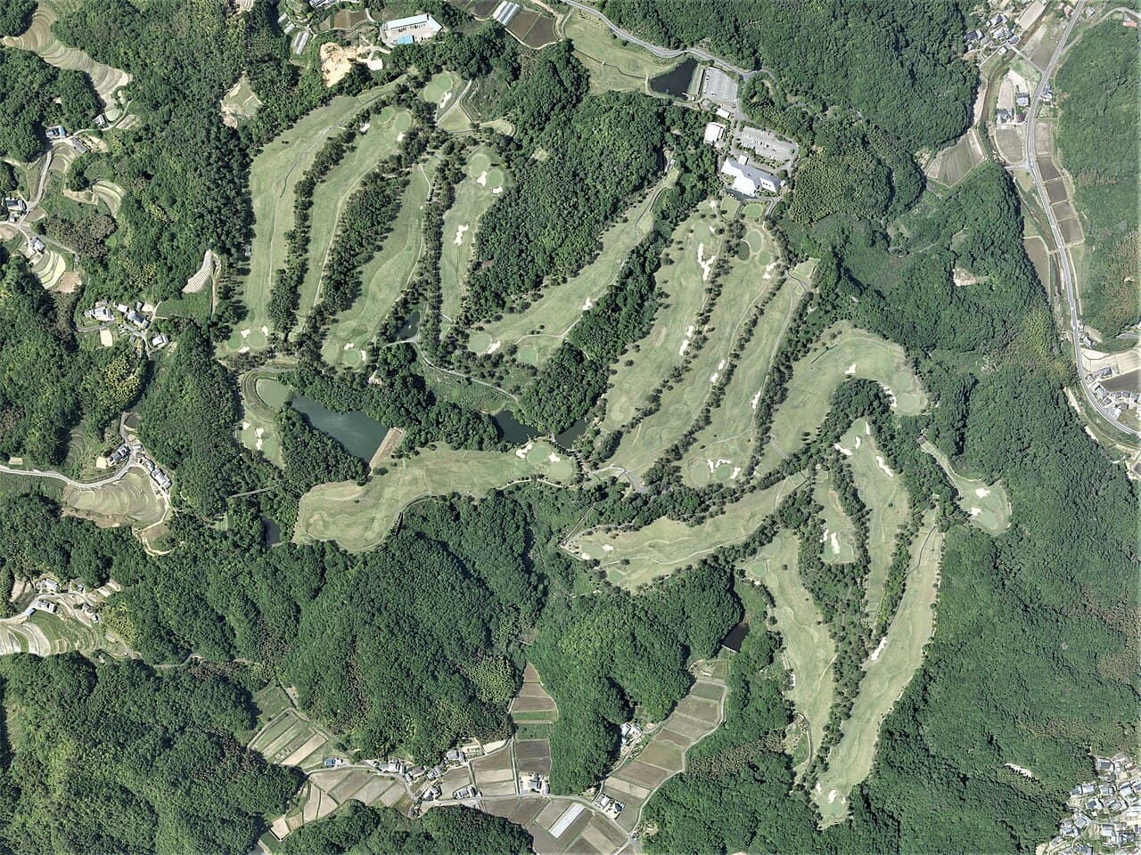 Akasaka Country Club golf course, Okayama, Japan
