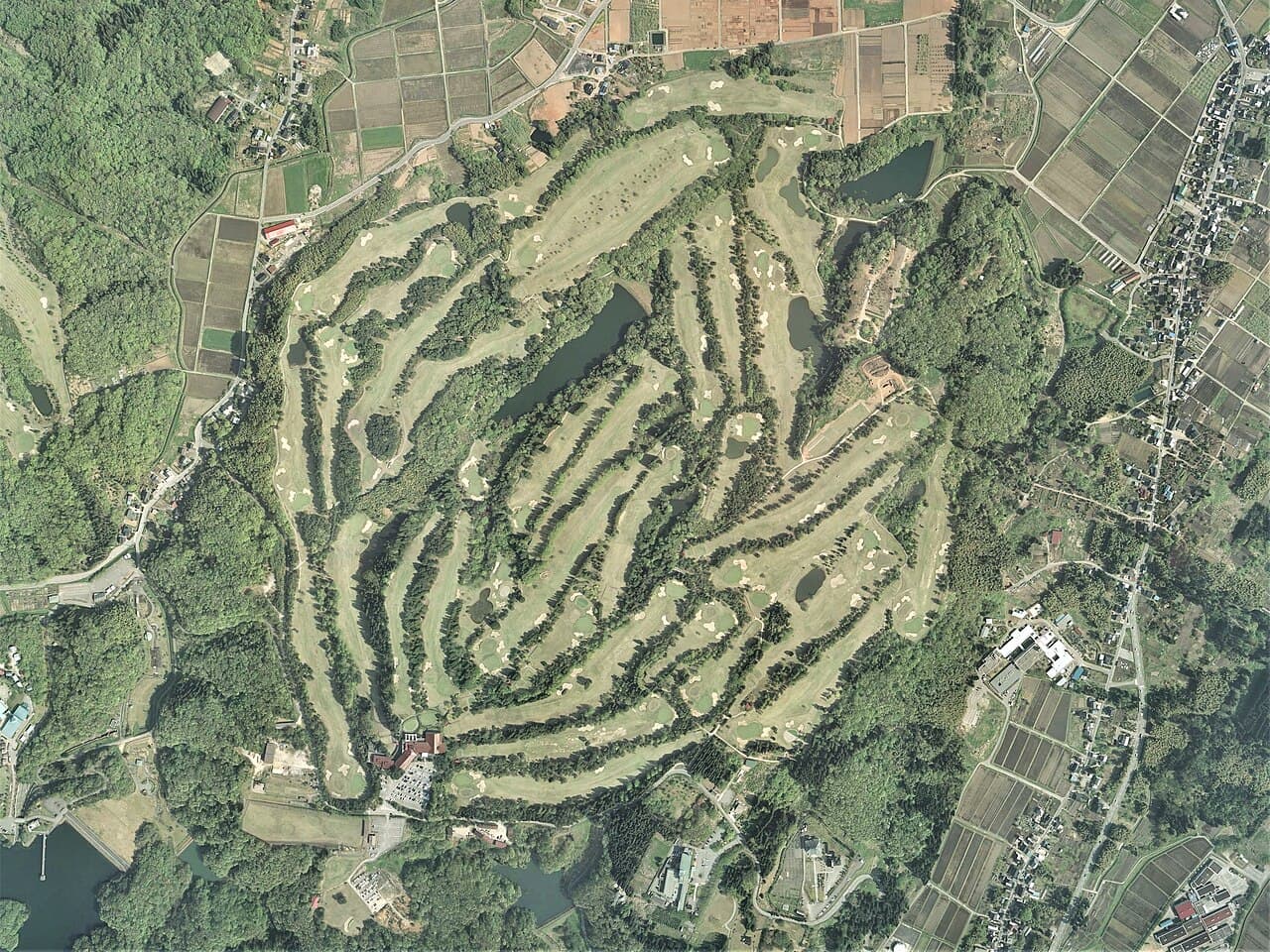 Kureha Country Club golf course, Toyama, Japan