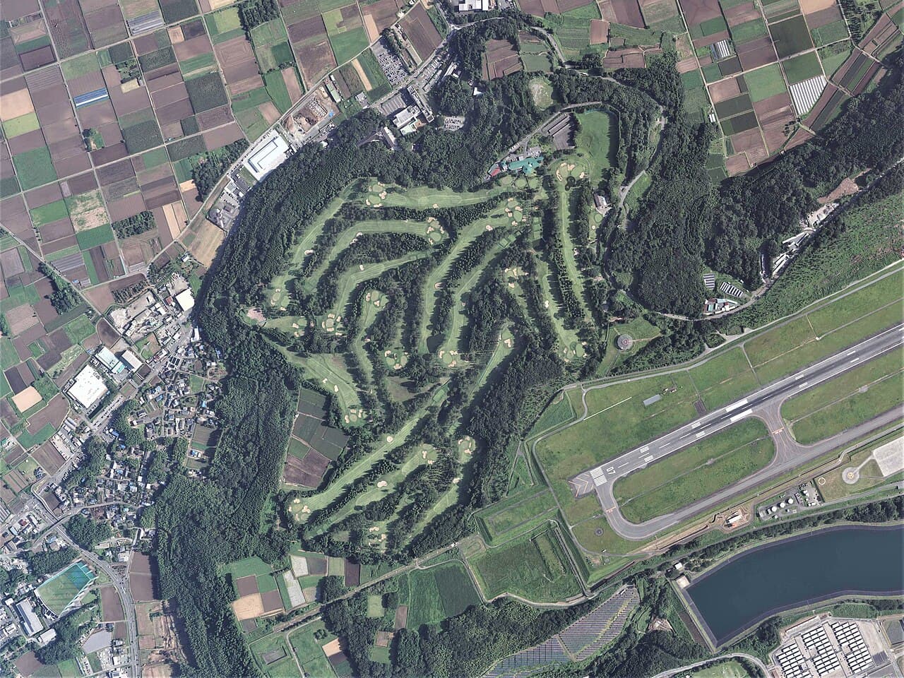 Kumamoto Kuko Country Club golf course, Kumamoto, Japan