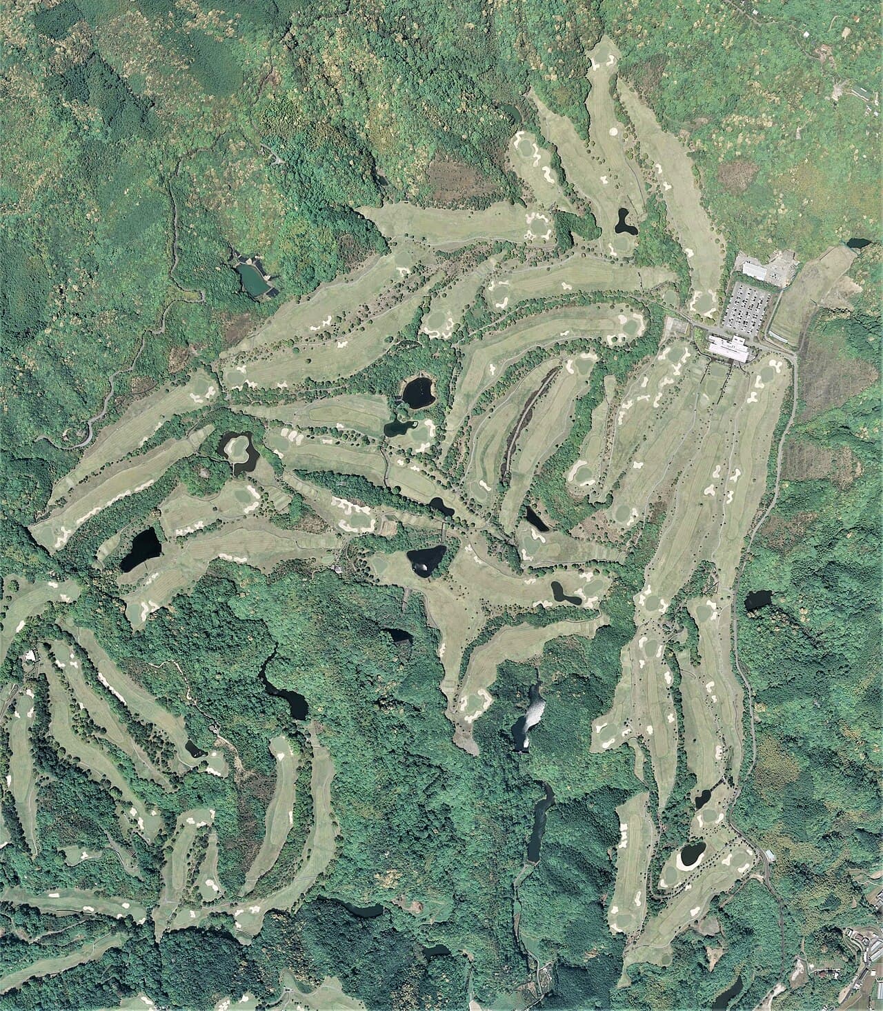 Kochi Kuroshio Country Club golf course, Kochi, Japan