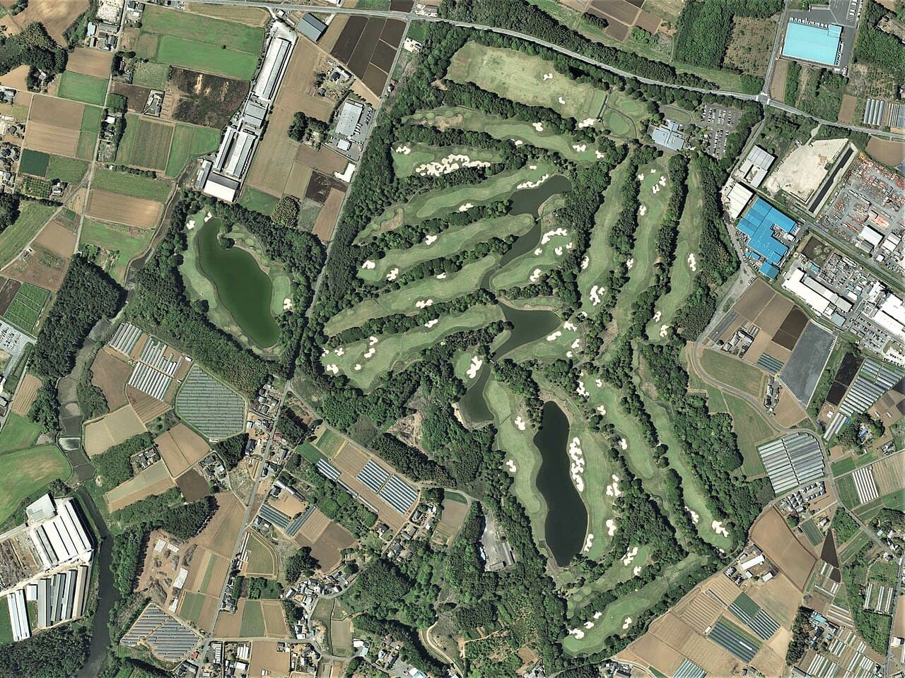 PGM Ishioka Golf Club golf course, Ibaraki, Japan