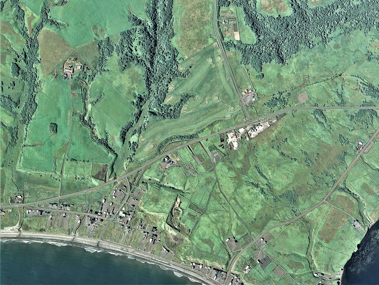 Nemuro Golf Club golf course, Nemuro, Hokkaido, Japan