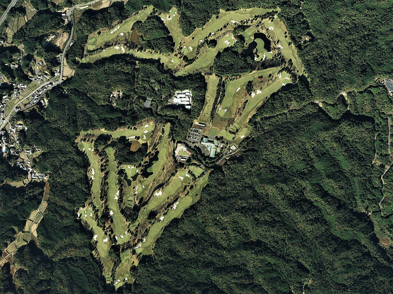 Man Kotobuki Golf Club golf course, Nara, Japan