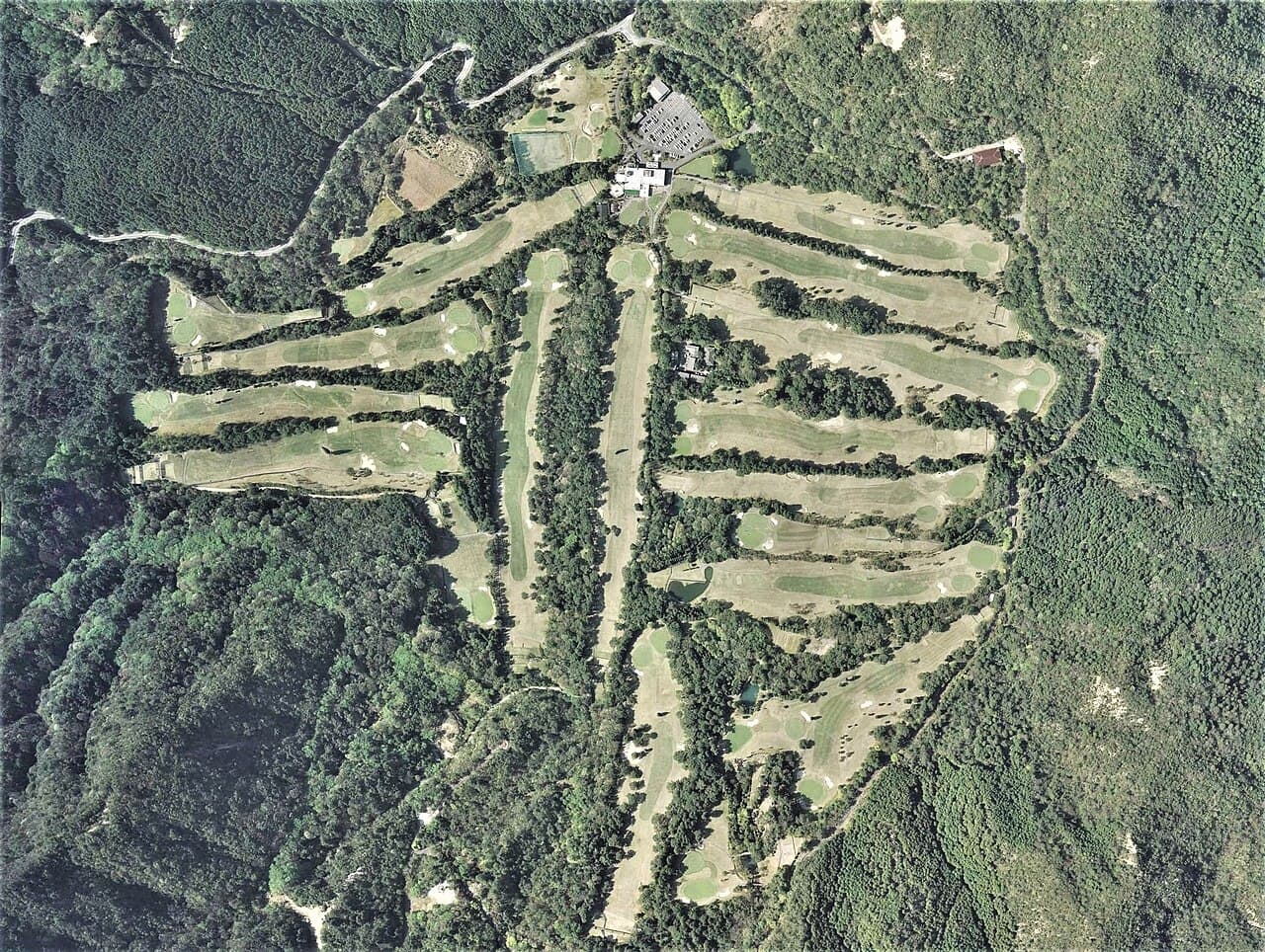 Koga Country Club golf course, Shiga, Japan