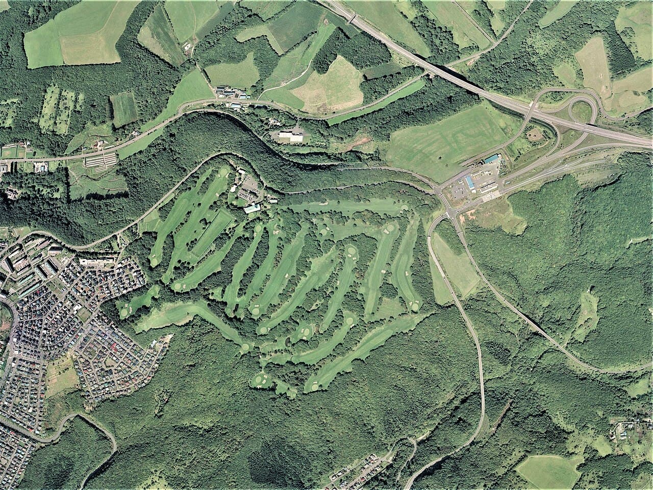 Muroran Golf Club golf course, Hokkaido, Japan