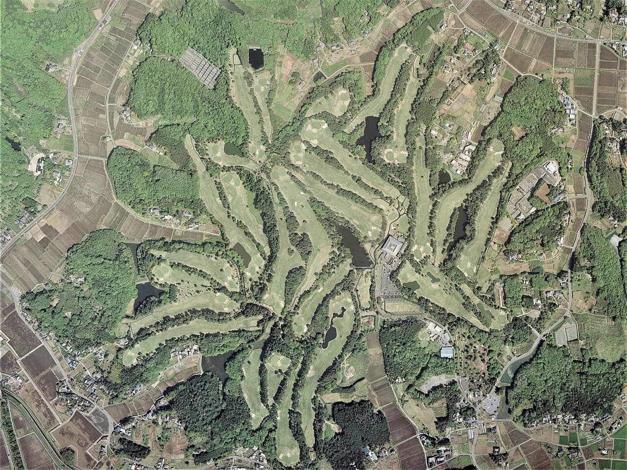 Higashi Matsuyama Country Club golf course, Saitama, Japan