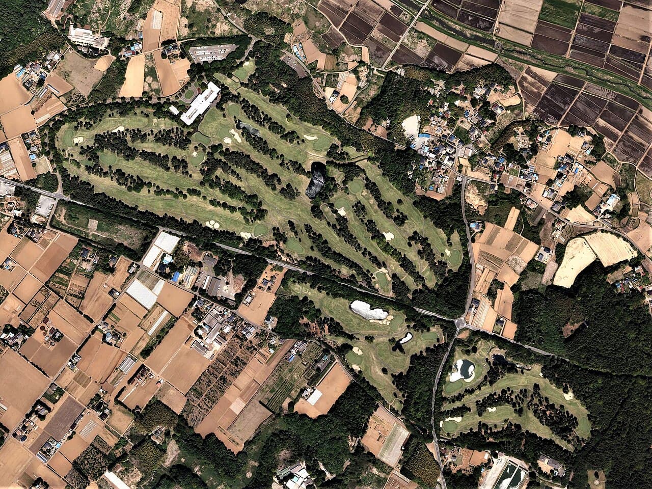 The Ryugasaki Golf Club golf course, Ibaraki, Japan