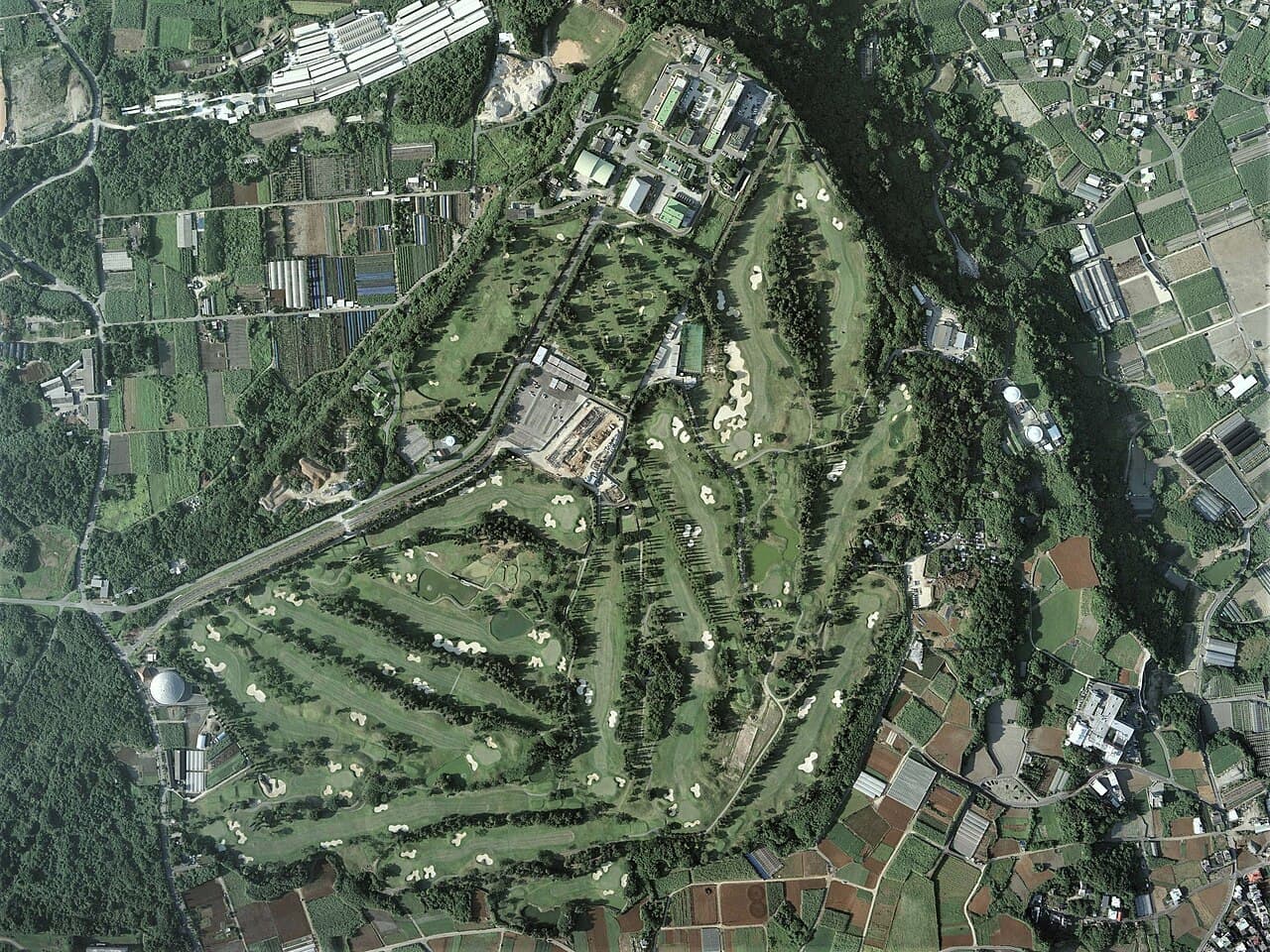 Naha Golf Club golf course, Okinawa, Japan