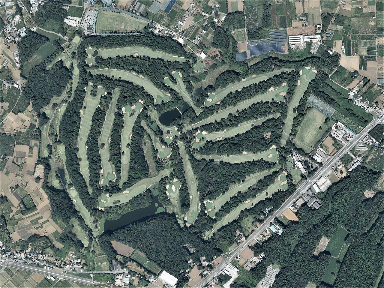 Funabashi Country Club golf course, Chiba, Japan