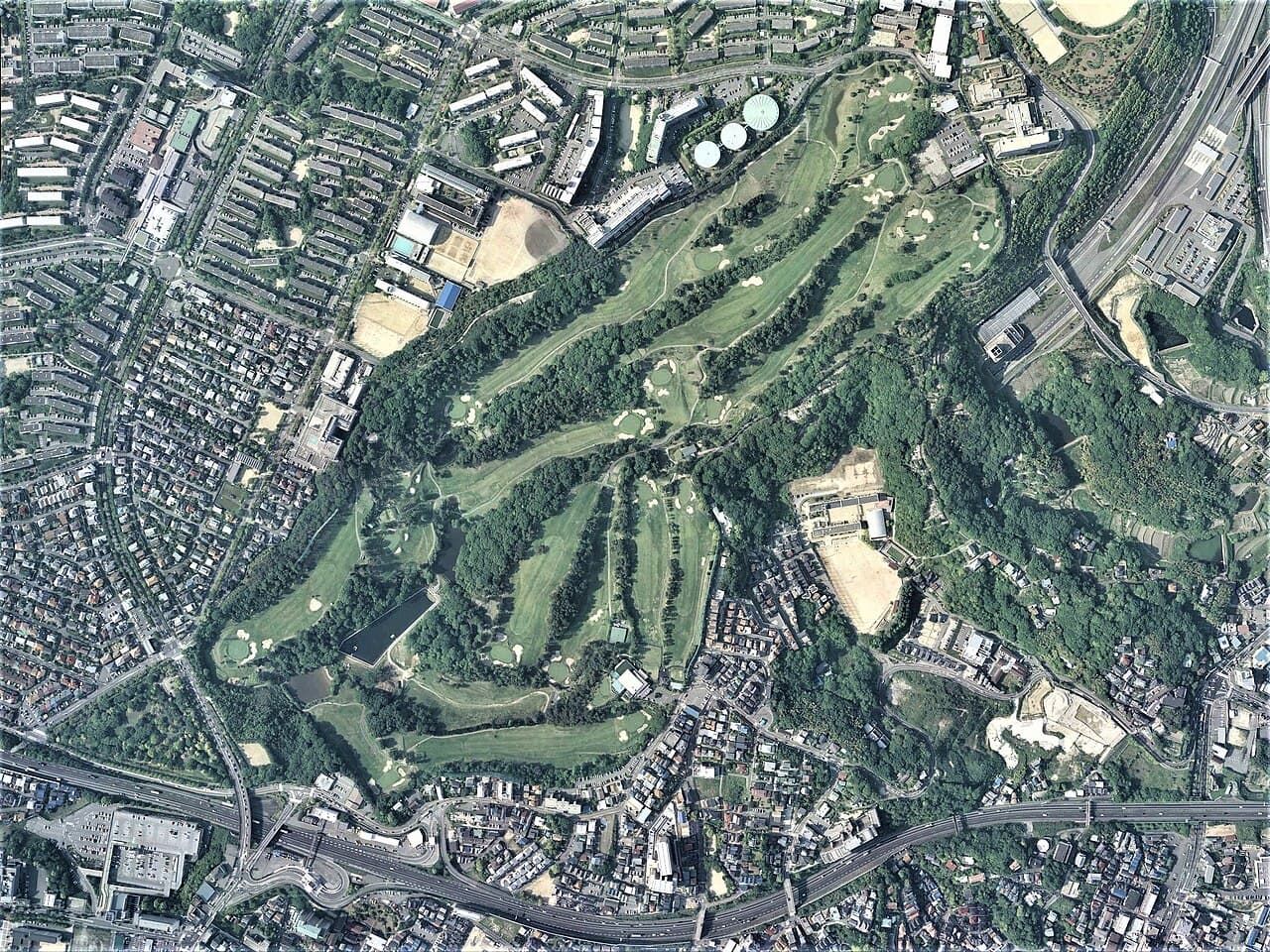 Tarumi Golf Club golf course, Hyogo, Japan