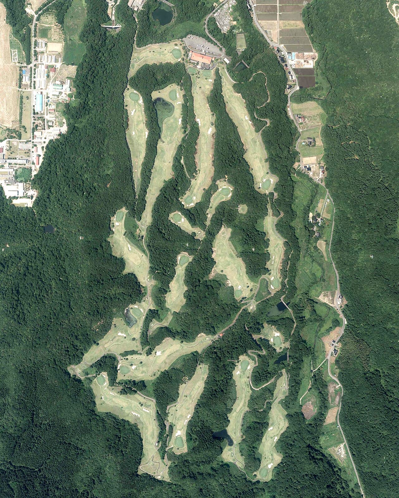 Oyama Camellia Country Club golf course, Toyama, Japan