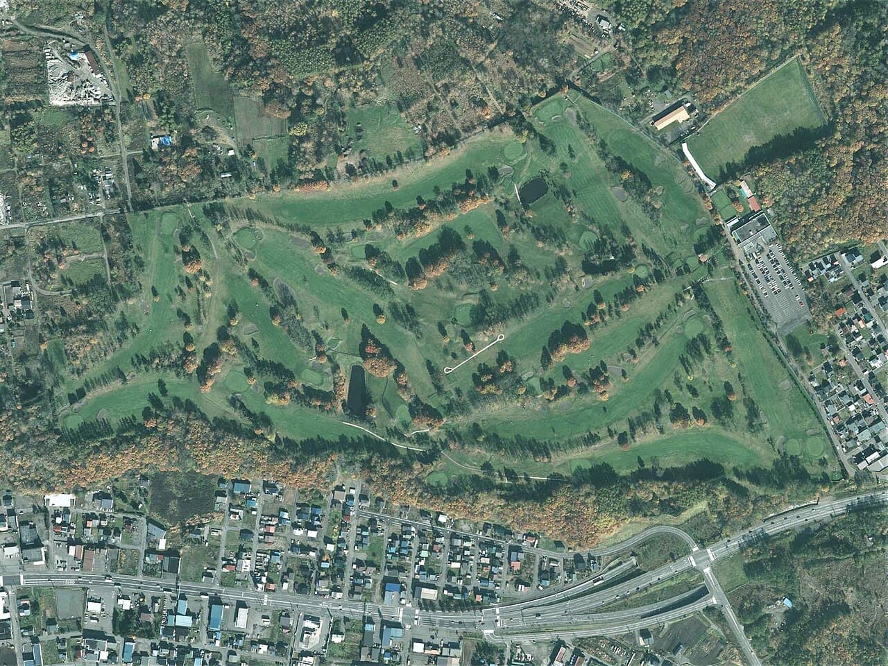 Asahikawa Golf Club golf course, Hokkaido, Japan