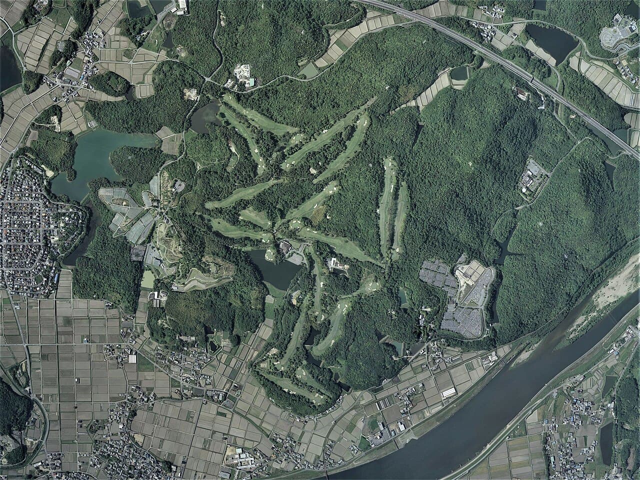 Kakogawa Golf Club golf course, Hyogo, Japan