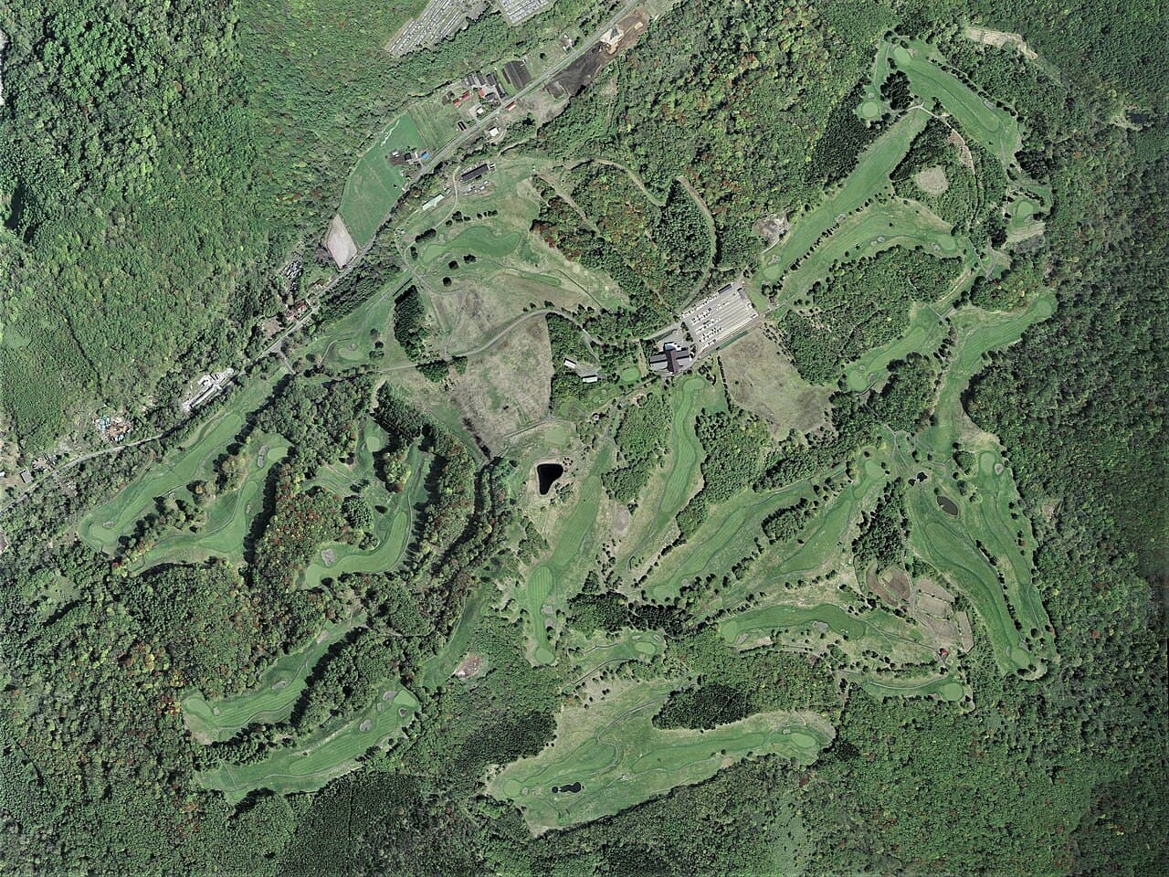 Dynasty Golf Club Kitahiroshima golf course, Kitahiroshima, Hokkaido, Japan