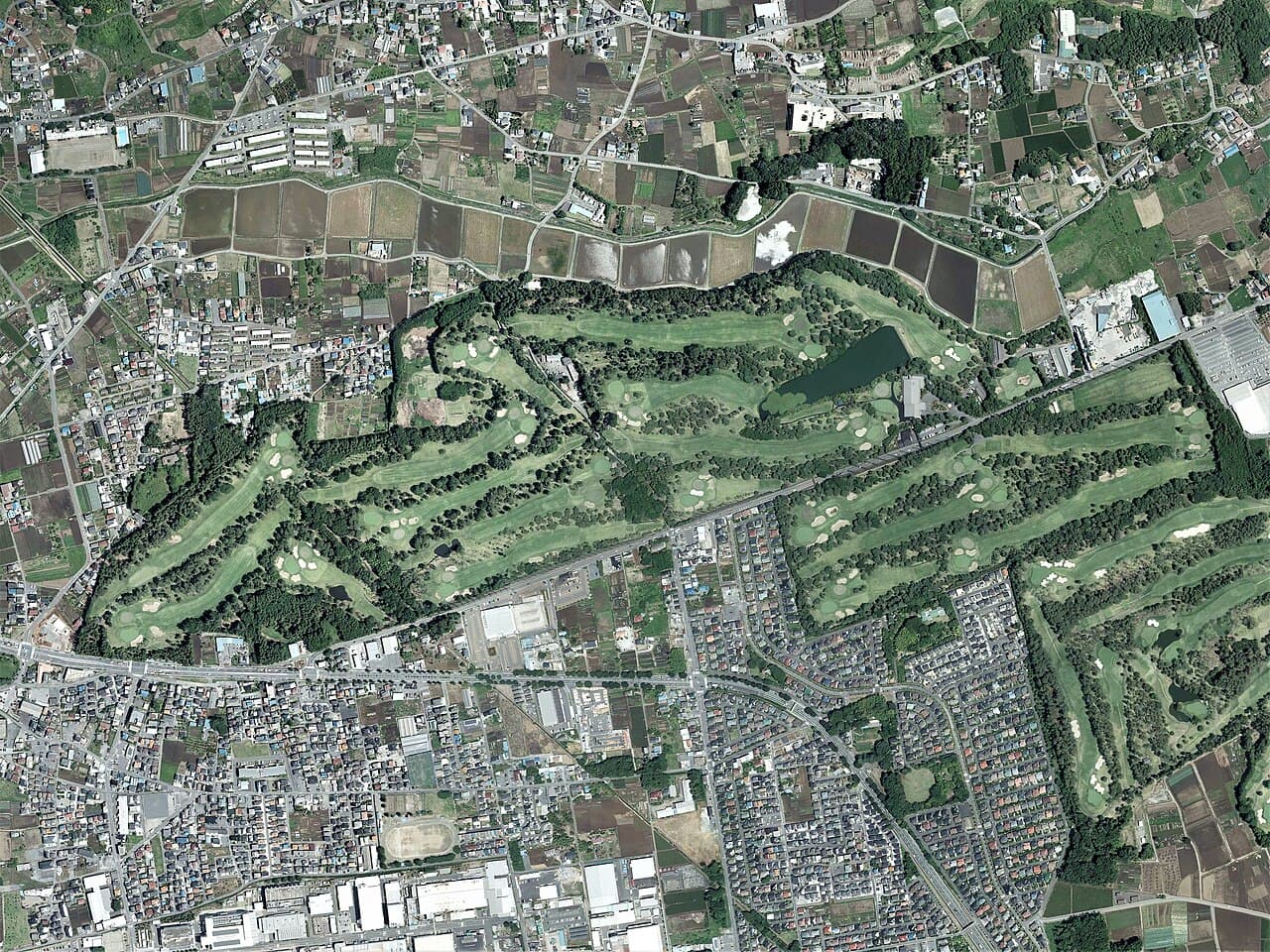 Hanno Golf Club golf course, Saitama, Japan