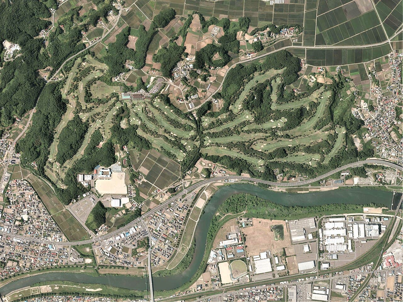 Omotezao Kokusai Golf Club golf course, Shibata, Miyagi, Japan