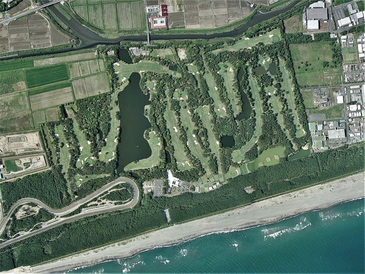 Hamamatsu Seaside Golf Club golf course, Shizuoka, Japan
