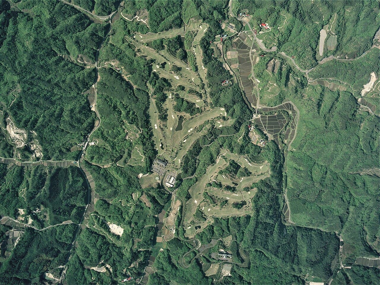 Sanfirudo Nihommatsu Golf Club golf course, Fukushima, Japan