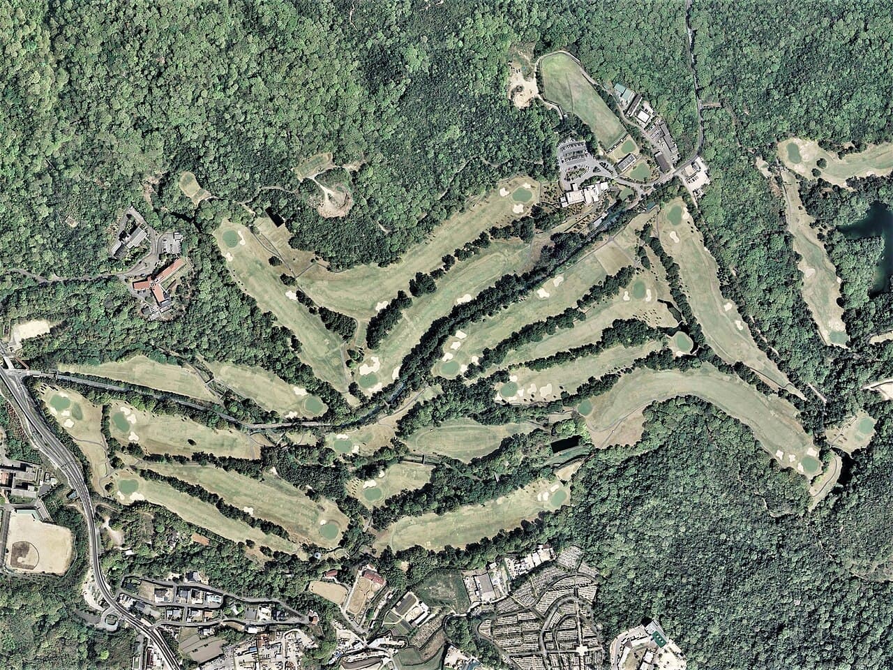 Nishinomiya Country Club golf course, Hyogo, Japan