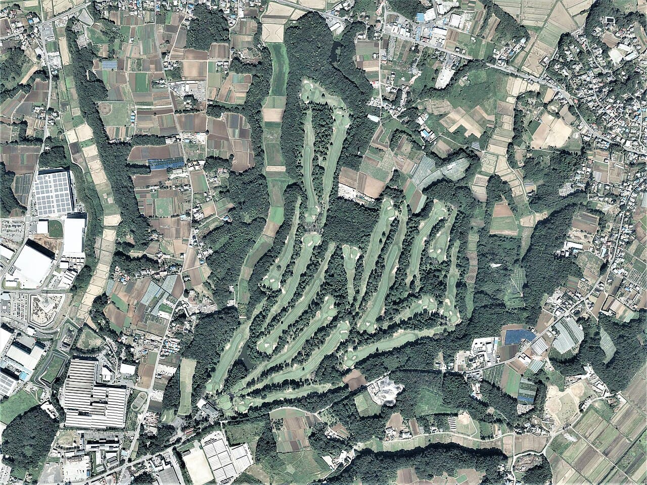 Fuji Ke Tani Country Club golf course, Chiba, Japan