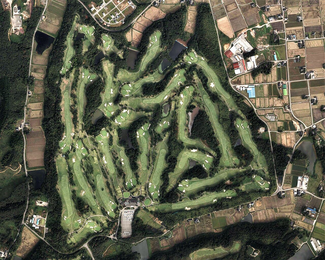 Semba Taira Golf Club golf course, Toyama, Japan