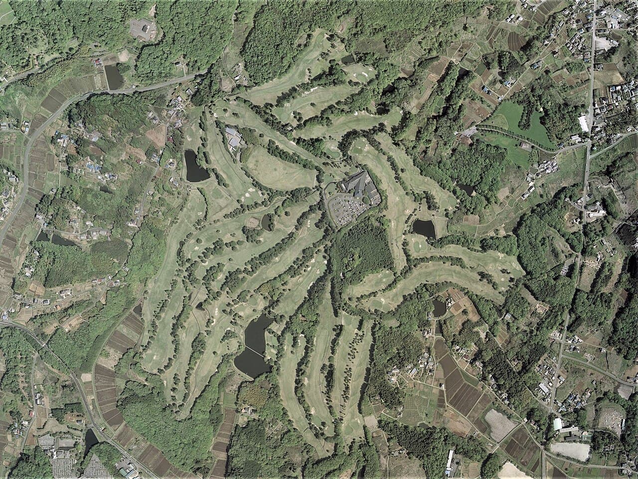Kawagoe Country Club golf course, Saitama, Japan